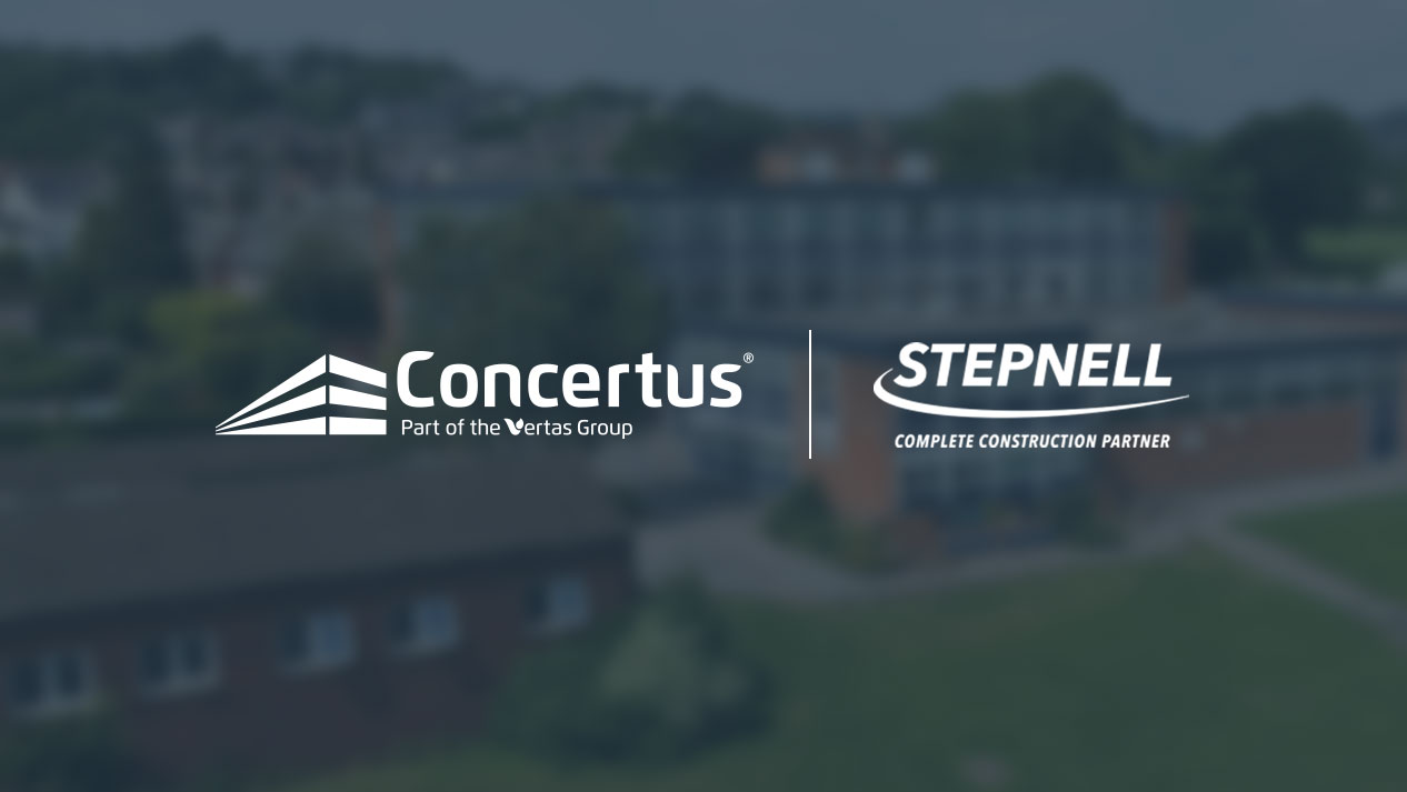 Anthony Gell School in Derbyshire with Concertus and Stepnell branding