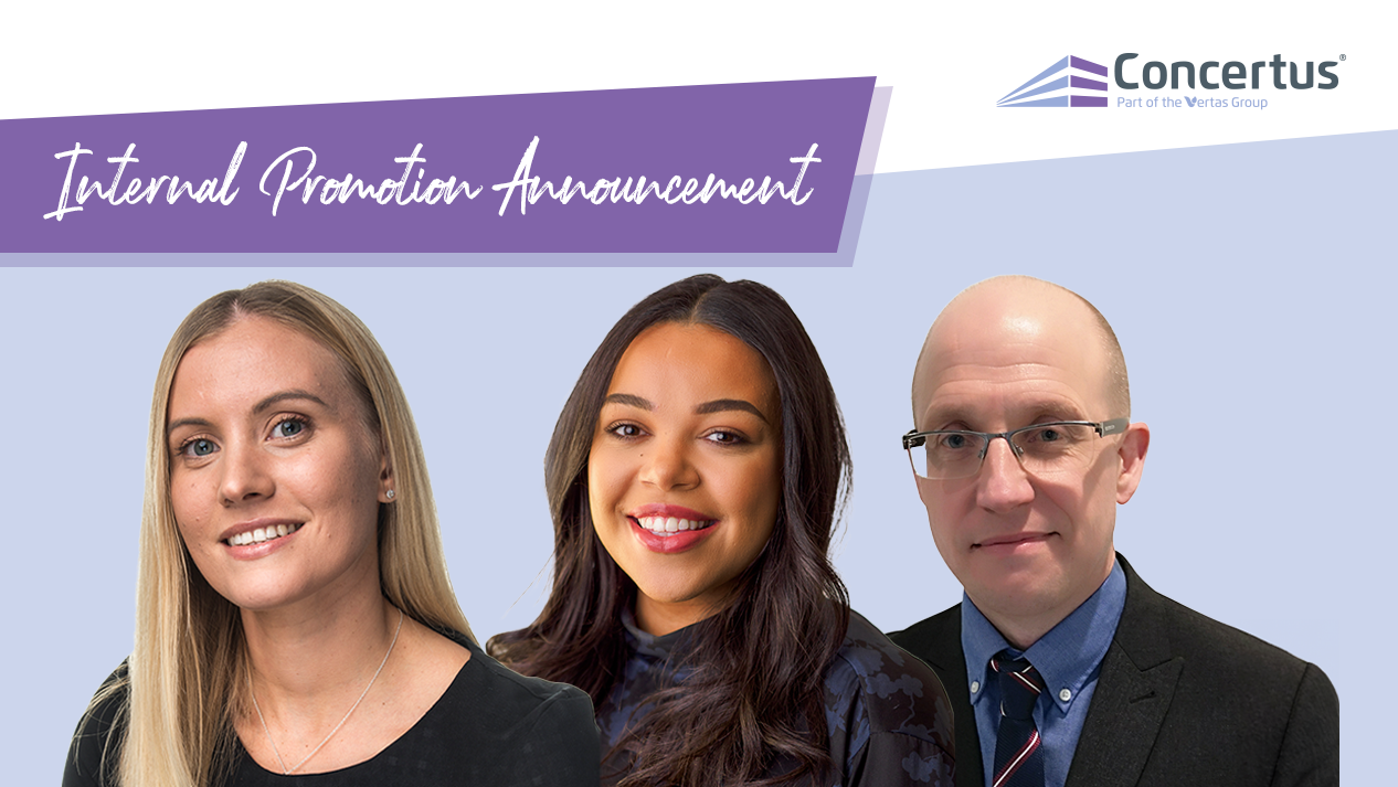 Andy Bates, Jess Etienne and Kelly Content promoted with Concertus